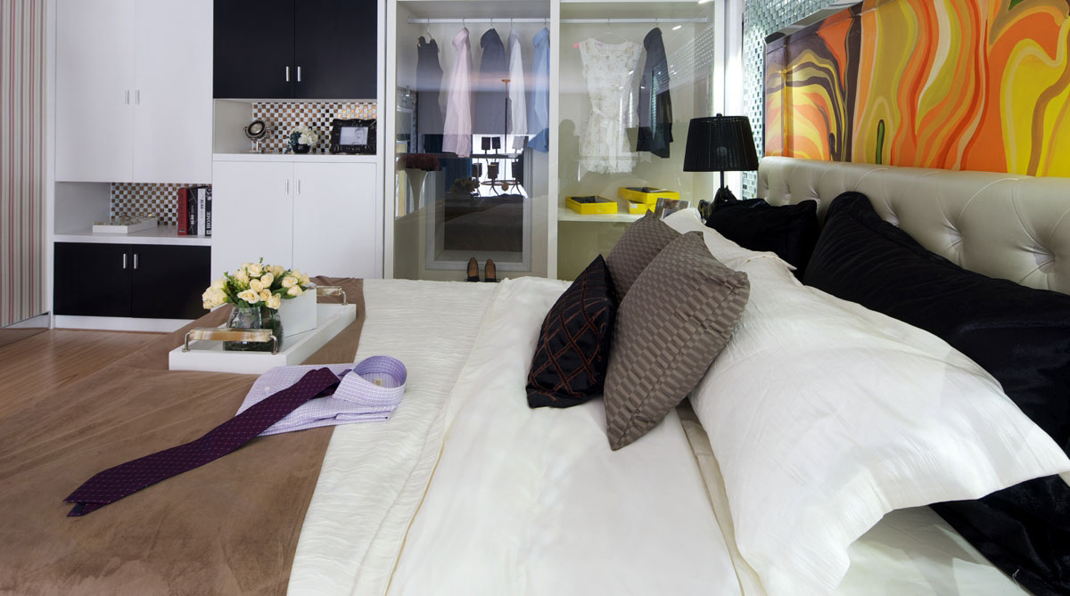 龍湖九里晴川-現(xiàn)代簡約-臥室設(shè)計效果圖